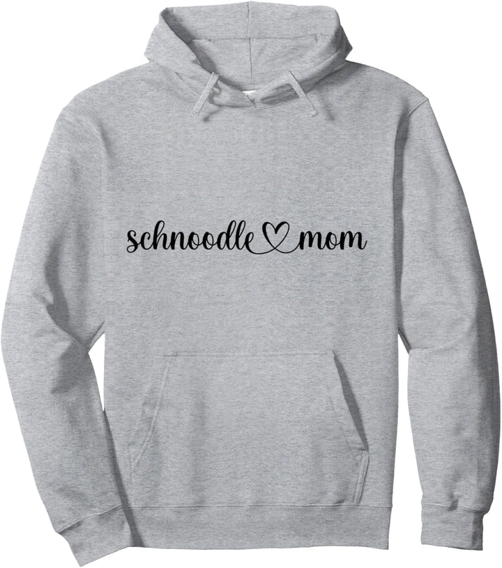 Dog Heart Love Schnoodle Mom Pullover Hoodie
