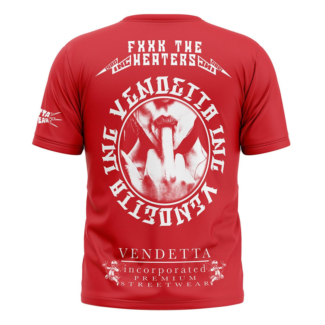 Vendetta Inc. Männer T Shirt Rundhals Baumwolle F.2.0 rot VD-1210