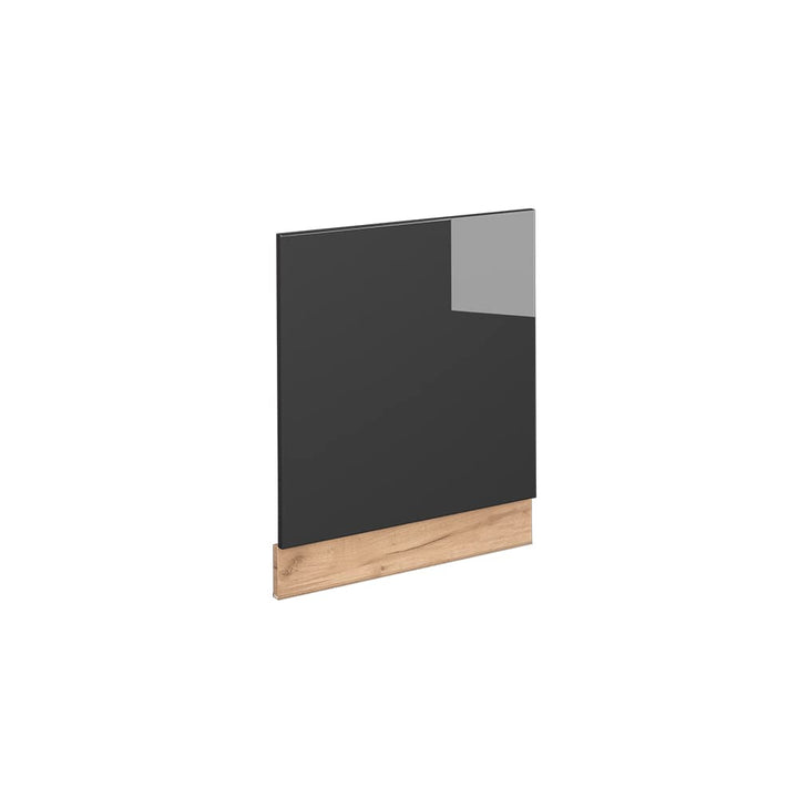 Vicco Frontblende Fame-Line, Anthrazit Hochglanz/Goldkraft Eiche, 60 cm ohne Arbeitsplatte Geschirrs