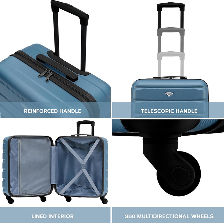 Flight Knight ABS-Hartschalenkoffer Kabinen- und Handgepackoptionen, die fur uber 100 Fluggesellscha