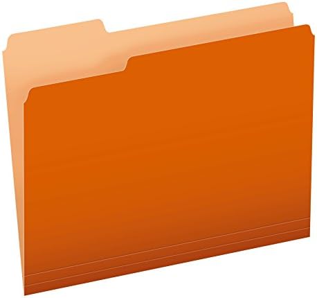 Pendaflex zweifarbige Aktenordner Size: 100 per box Orange, Orange