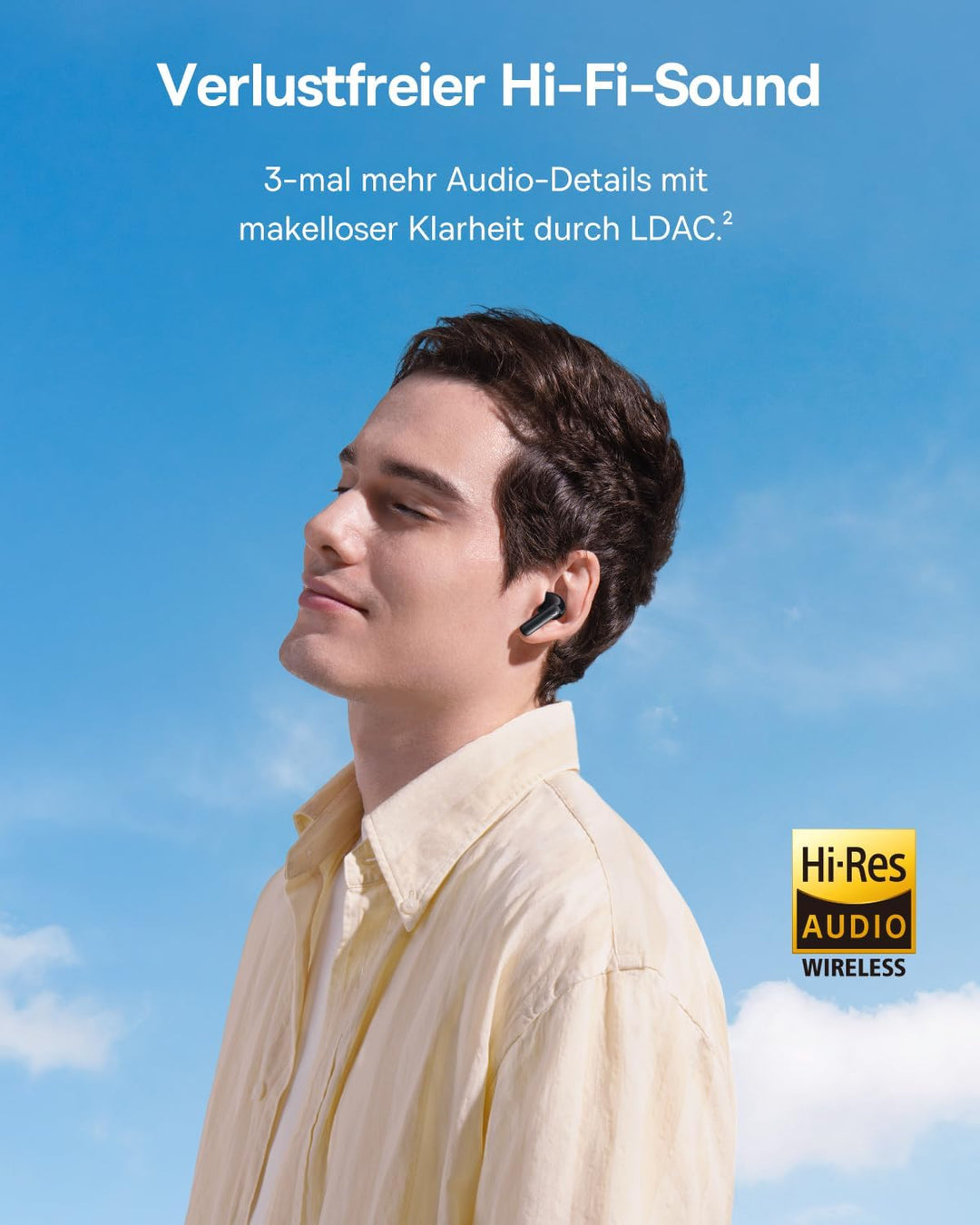 Baseus EP10 Pro In Ear Kopfhörer Bluetooth Noise Cancelling, Bluetooth Kopfhörer mit -50 dB Geräusch