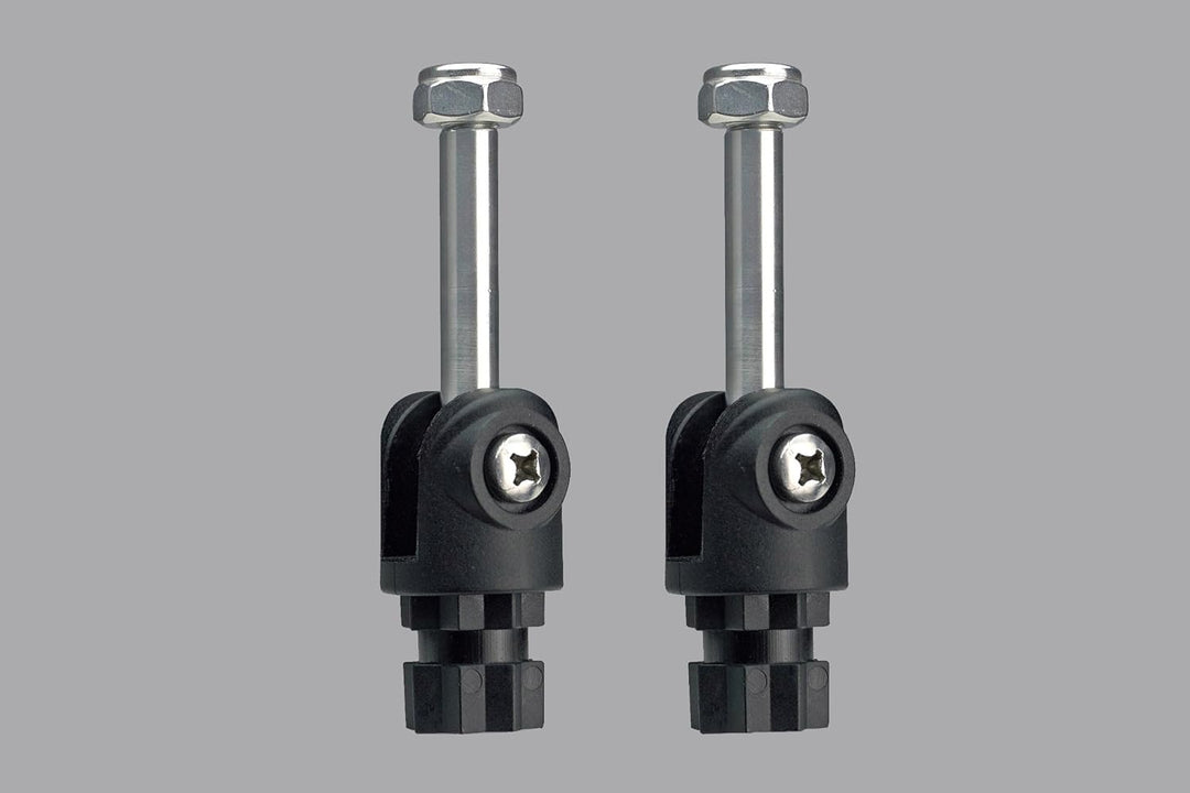 2 x Rowlock Pair, Paddelhalter Ruderdollen Dolle Ruderhalterung von Railblaza schwarz - schwarz, sch