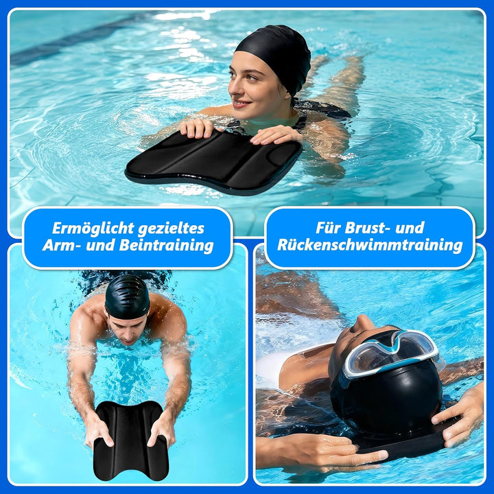 Pull Kick Schwimmbrett Kinder &amp; Erwachsene, Swim Training Tool 2-in-1 Floating Aid for Competitive S