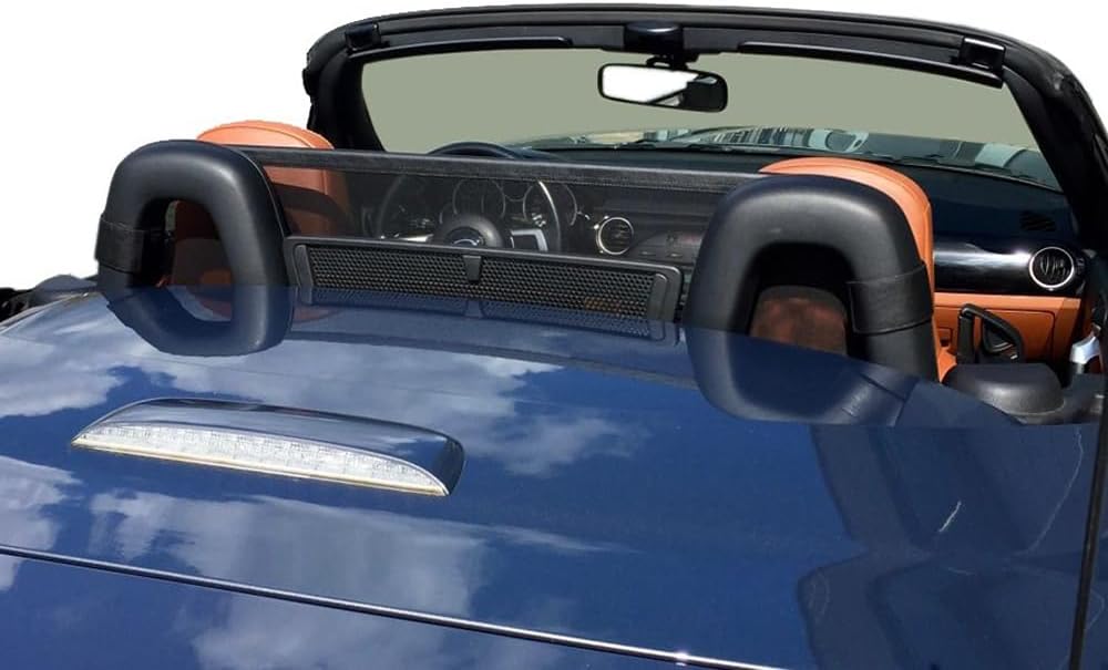Aperta Windschott passend für Mazda MX-5 NC 100% Passgenau OEM Qualität Schwarz Windstop Windabweise
