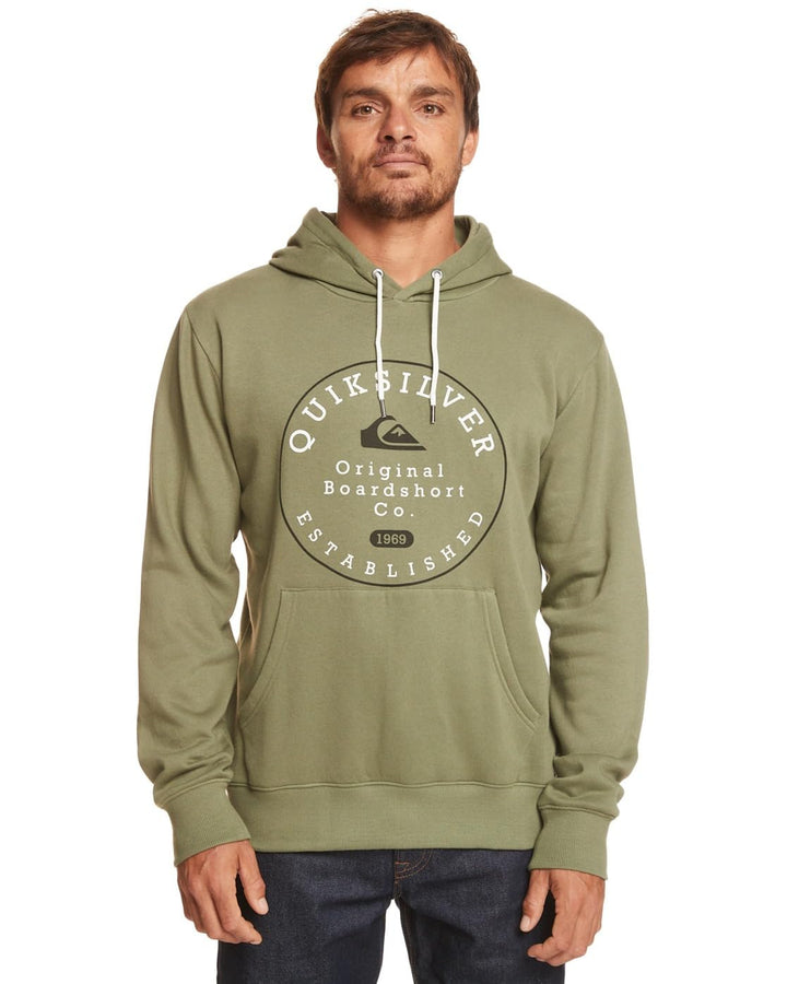 Quiksilver Herren Circle Trim Hood Sweatshirt (1er Pack) M Four Leaf Clover, M Four Leaf Clover