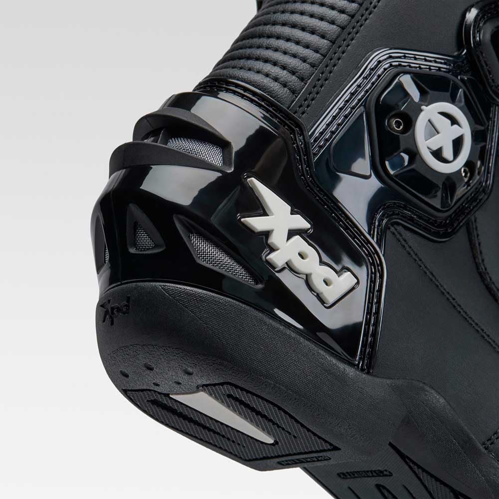 XPD XP6-S Motorrad Stiefel, schwarz, 47 Schwarz 47 EU