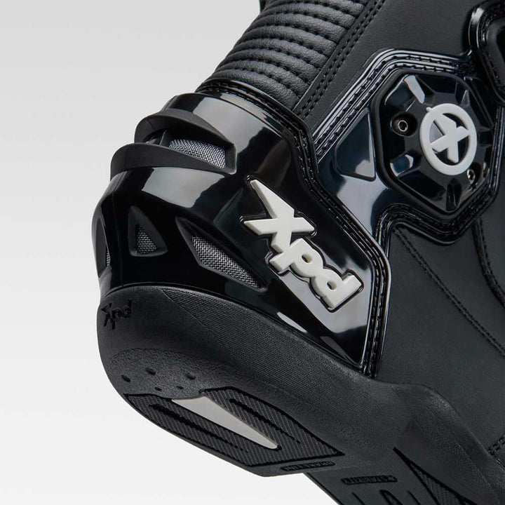 XPD XP6-S Motorrad Stiefel, schwarz, 47 Schwarz 47 EU