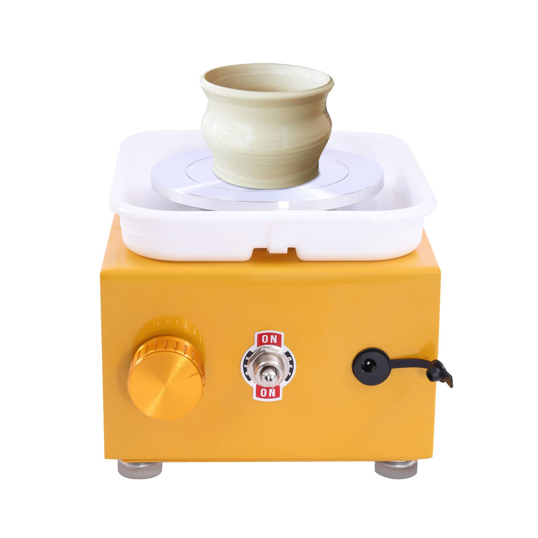 Mini-Keramikradmaschine | Mini-Töpferscheiben-Set Töpferrad Elektrisch 2000 U/min, Keramikmaschine M