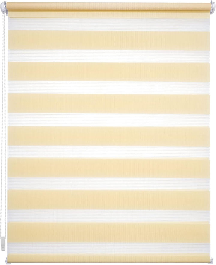 Liedeco® Duo Rollo Klemmfix - 80 x 210 cm Lemon Yellow/lichtdurchlässig/stufenlos verstellbar/leicht