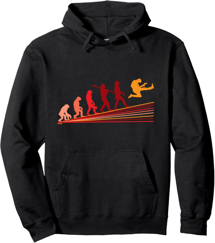 Evolution Gitarre Gitarrist Lustig Musiker Gitarrenspieler Pullover Hoodie