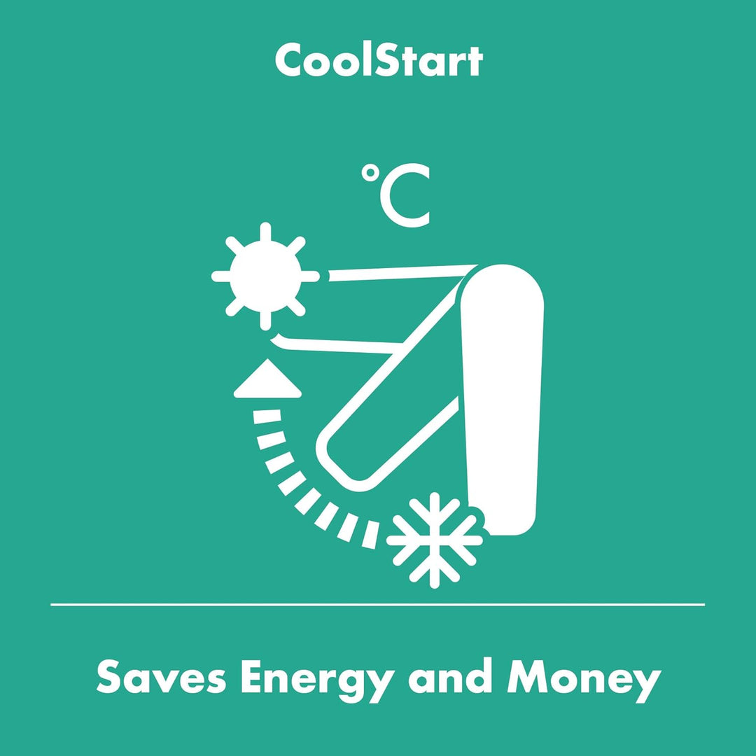 hansgrohe Tecturis E - Waschtischarmatur schwenkbar mit Push-Open Ablauf, energiesparend (CoolStart)
