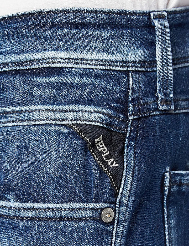 REPLAY Herren Anbass Jeans, 009 MEDIUM Blue, 32W / 36L