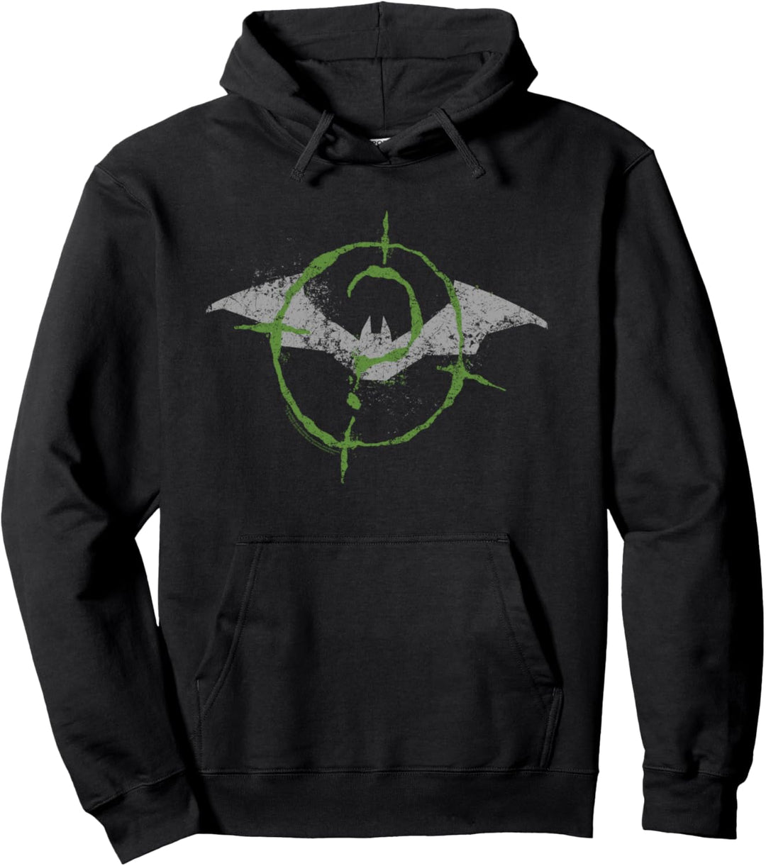 The Batman Scribbles Bat Logo Pullover Hoodie