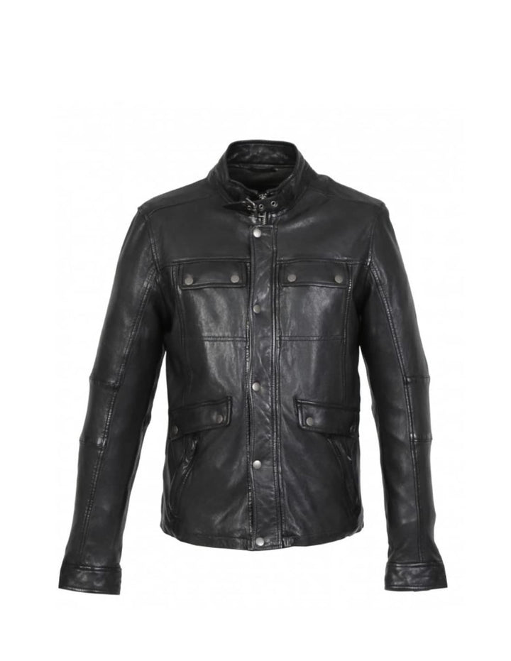 Oakwood Herren Trucker Jacke S Schwarz, S Schwarz