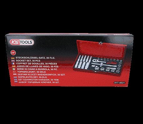 KS Tools 917.4031 3/8" Steckschlüssel-Satz, 30-tlg.
