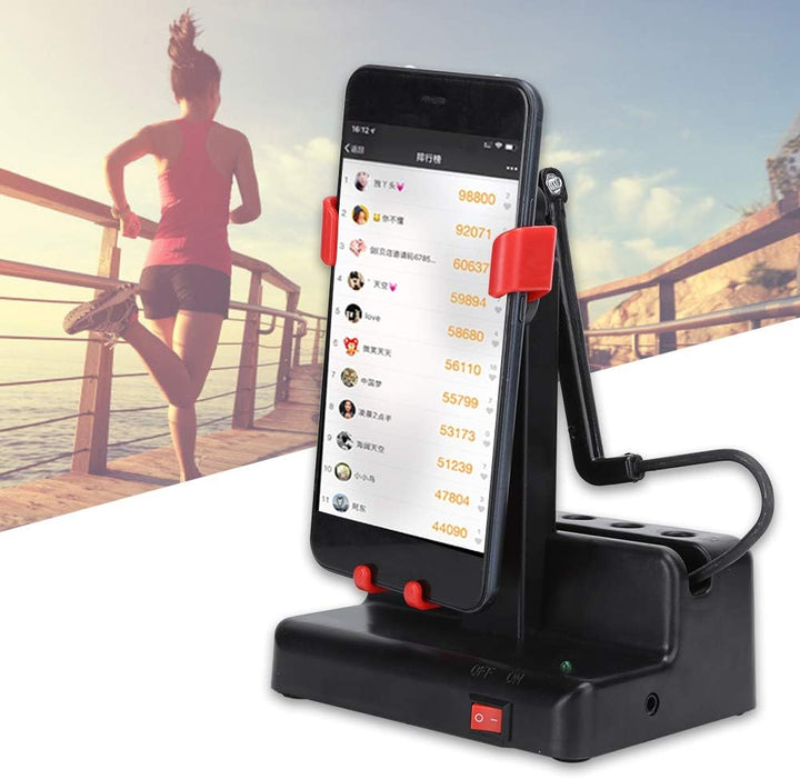 Telefon-Schaukelgerät, Kunststoff-Telefon-Shaker, Automatisches Schaukelgerät, USB-betrieben, Links-
