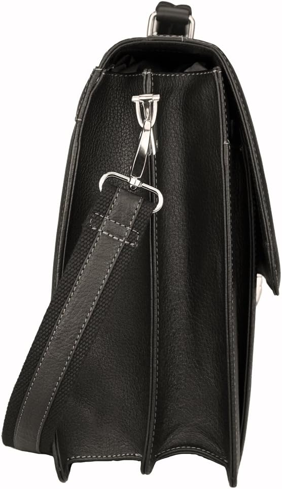 Fa.Volmer® Herren Echt-Leder Business-Tasche für Notebook 