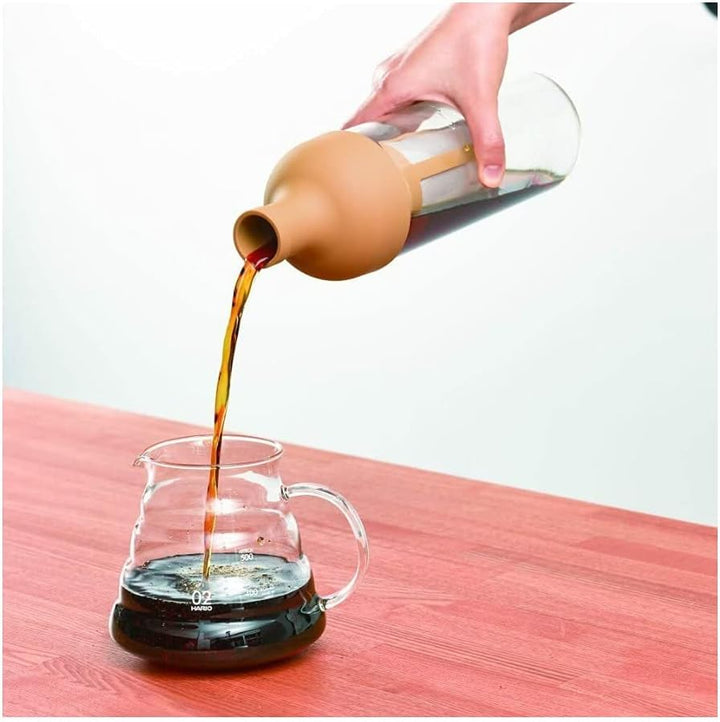 Hario "Filter in Coffee Bottle" Kaffeebereiter für Coldbrew / kaltgebrühten Kaffee (beige), 700 ml 7