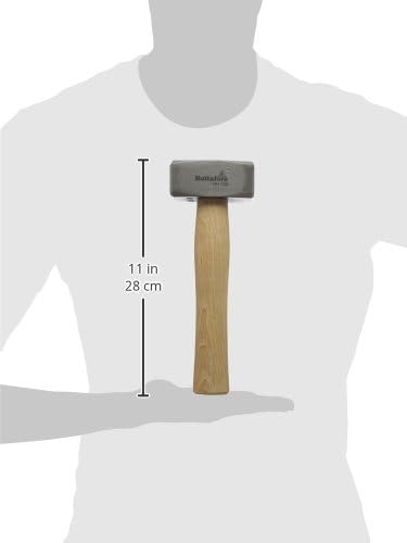 Hultafors Fäustel MH 1000, 843300, Stahlfäustel mit Hickorystiel 1000g Kopfgewicht