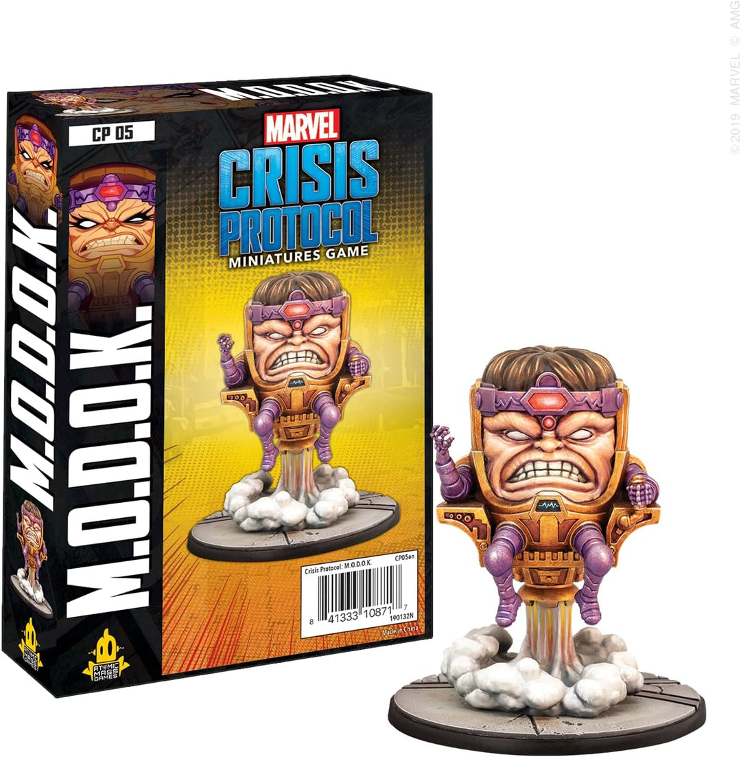 Atomic Mass Games, Marvel Crisis Protocol: Character Pack: M.O.D.O.K, Miniatures Game, Ages 10+, 2+