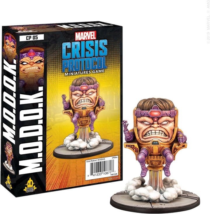 Atomic Mass Games, Marvel Crisis Protocol: Character Pack: M.O.D.O.K, Miniatures Game, Ages 10+, 2+