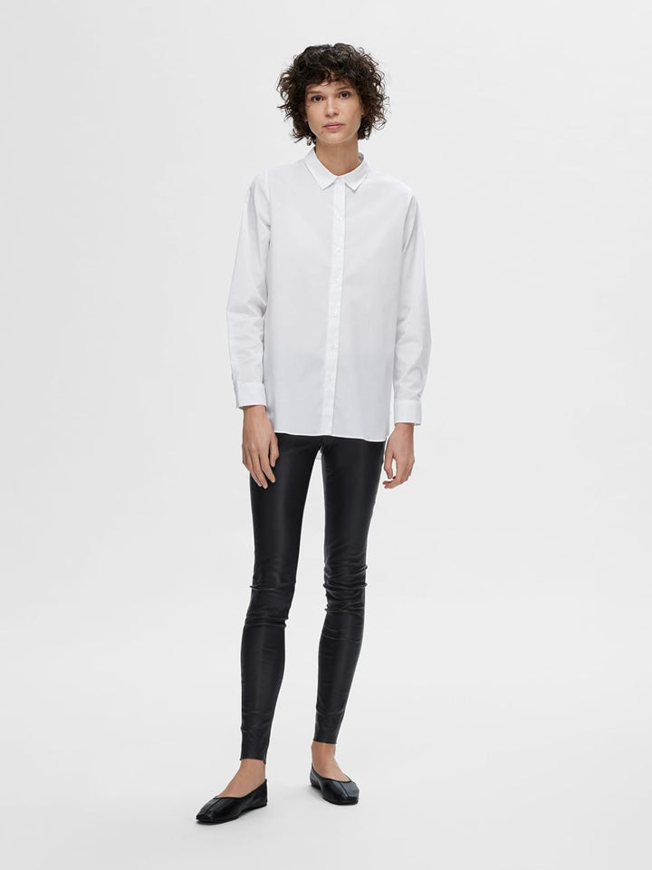 SELECTED FEMME Female Hemd Reissverschluss 36 Bright White, 36 Bright White