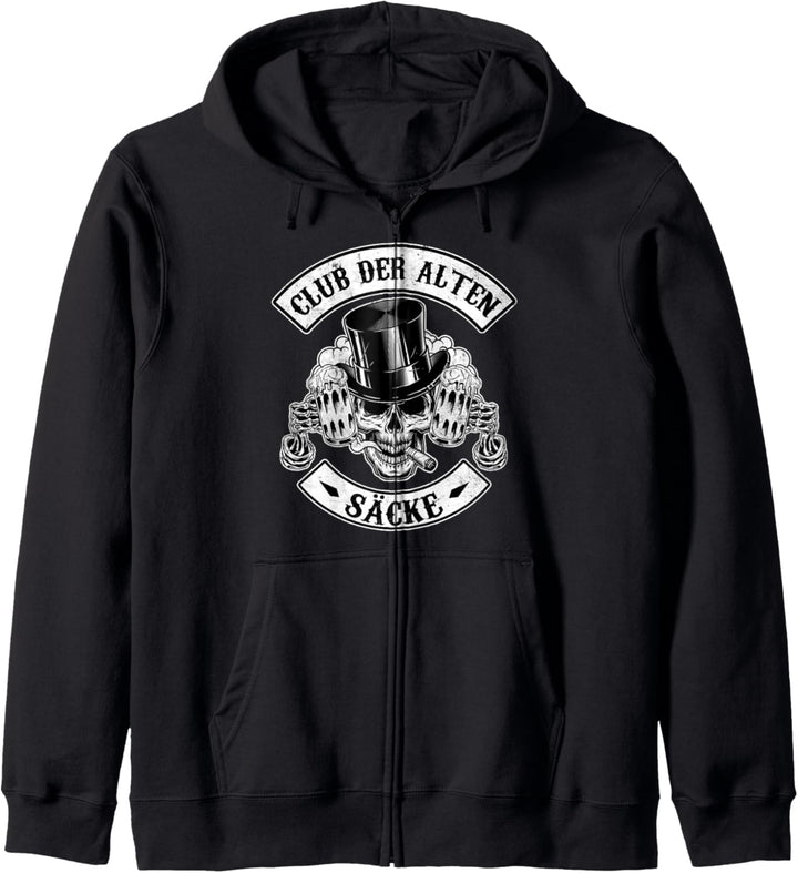 Club der Alten Säcke Männer Herren Spruch Kapuzenjacke
