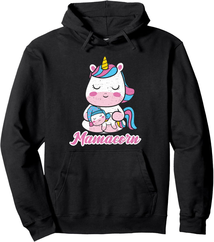 Einhorn: Mamacorn - Mutter Sprüche Pullover Hoodie