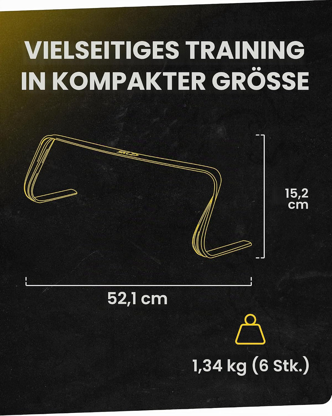 SKLZ Europe GmbH Hurdle 6er Set Einheitsgrösse, Einheitsgrösse