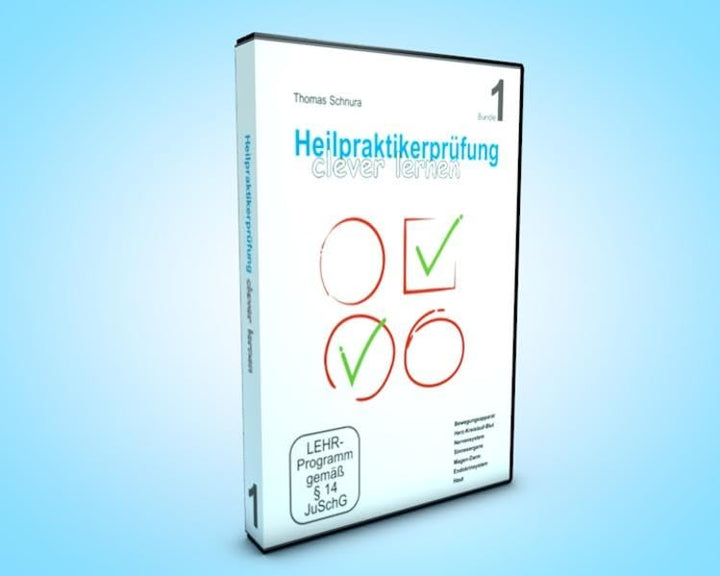 Thomas Schnura : Heilpraktikerprüfung - Clever lernen - Bundle 1 [10 DVDs], DVD