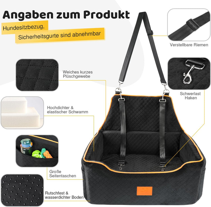 GL GLENSLAVE Hundesitz für grosse/mittlere Hund, Hundeerhöhungssitz für Hunde unter 25kg oder 2 klei