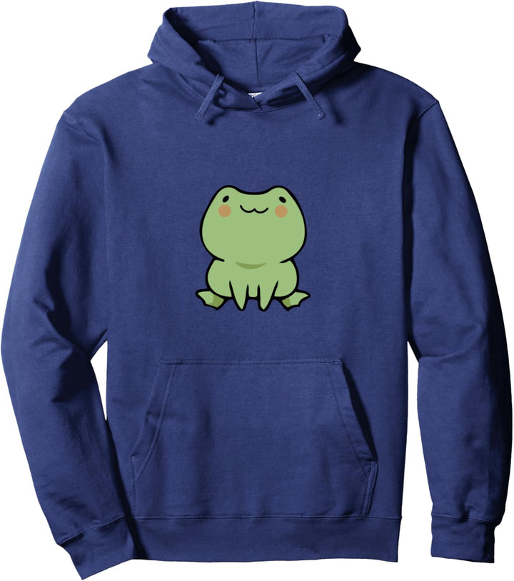 Kawaii Frosch Kinder Grüner Frosch Mädchen Frauen Cute Frog Pullover Hoodie