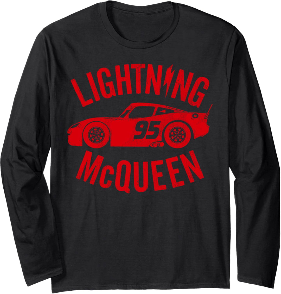 Disney Pixar Cars Lightning McQueen Vintage Langarmshirt