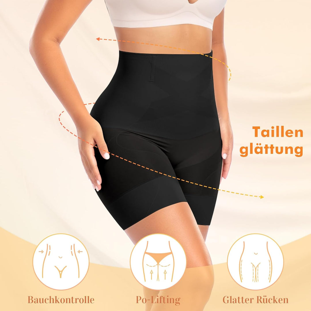 Werkiss Bauchweg Unterhose Damen Shapewear Miederhose Hohe Taille Unterwäsche Figurenformend Bauchko