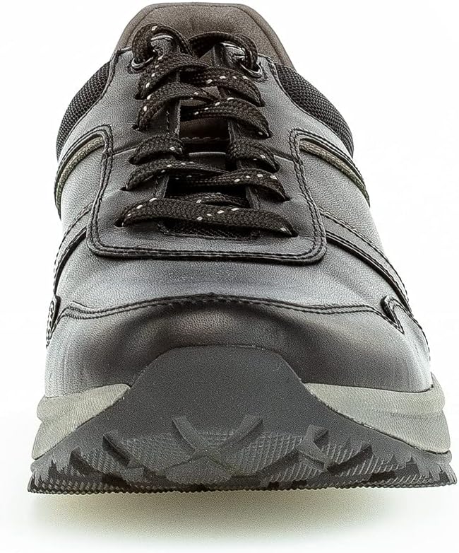 Pius Gabor Herren Sneaker Low, Männer Halbschuhe,Wechselfussbett 42.5 EU Schwarz, 42.5 EU Schwarz