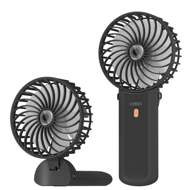 Lepwings Handventilator, Mini Ventilator USB Wiederaufladbar, 5,5-16 Std. Laufzeit, 4 Windgeschwindi