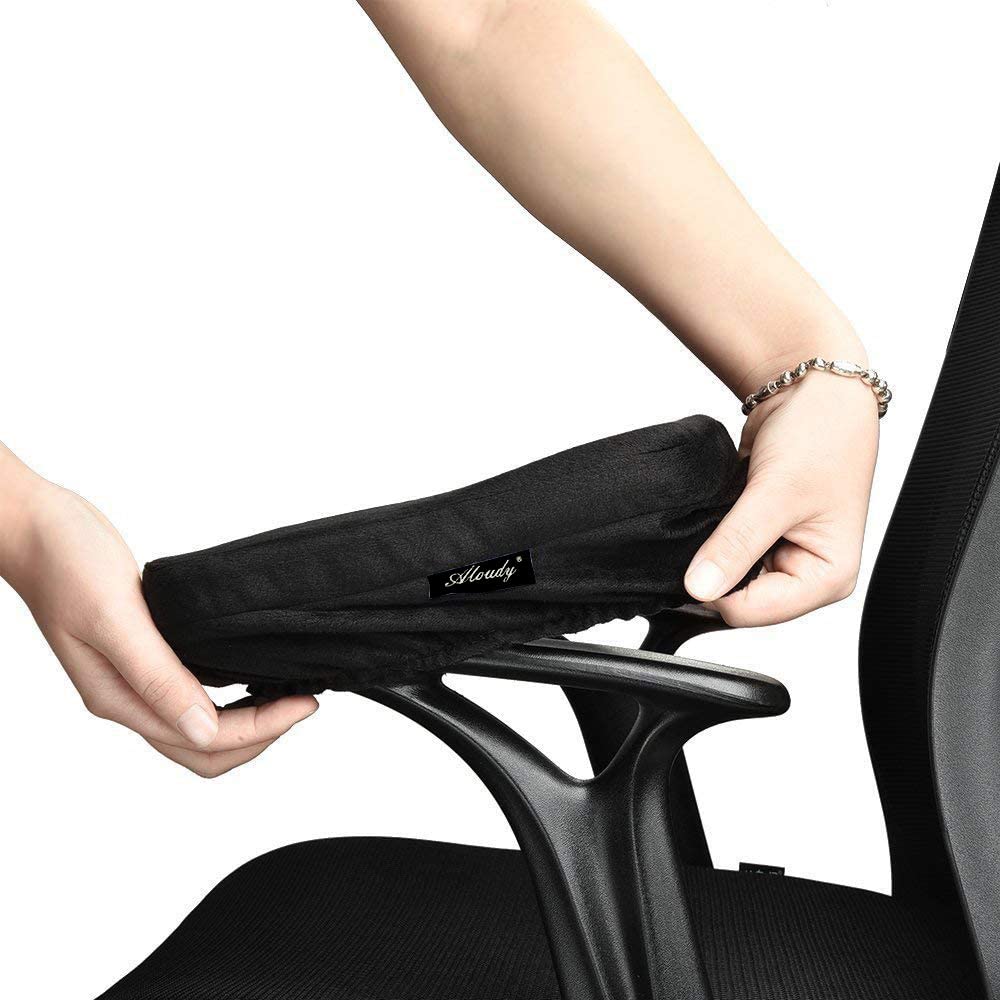 Aloudy Ergonomische Armlehnenpolster aus Memory-Schaum für Bürostühle, Bequeme Armlehnenbezüge für G
