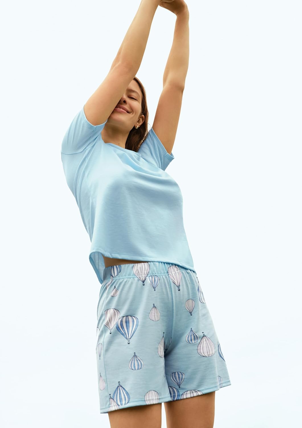 CALIDA Favourites Shorts Damen, aus 100% Baumwolle 48W Cascade Blue, 48W Cascade Blue