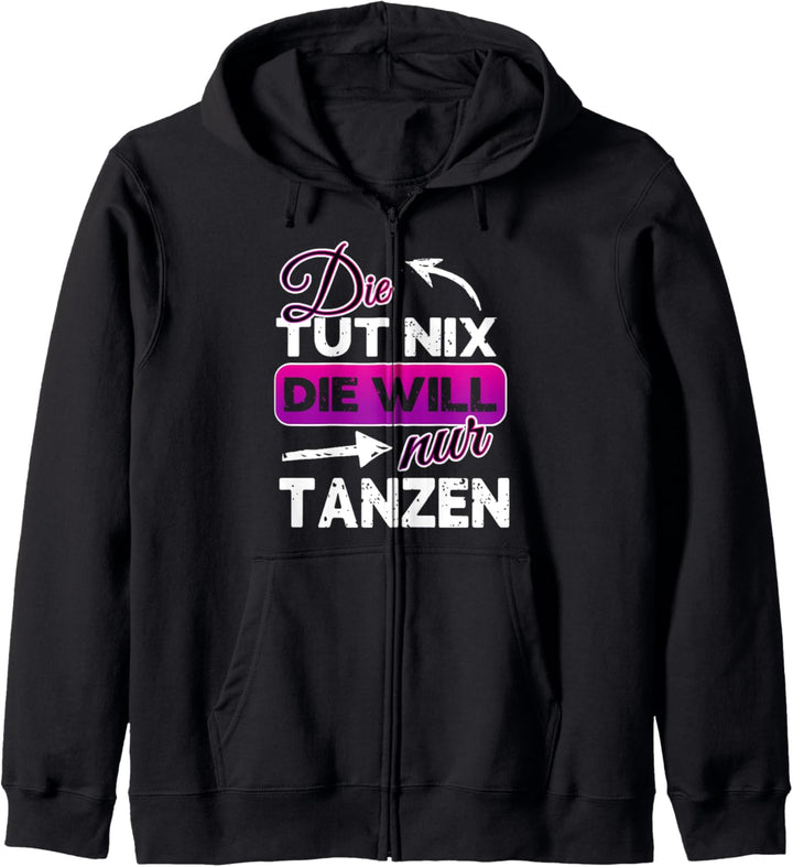 Geschenk für Tänzerin Tanzshirt Kapuzenjacke