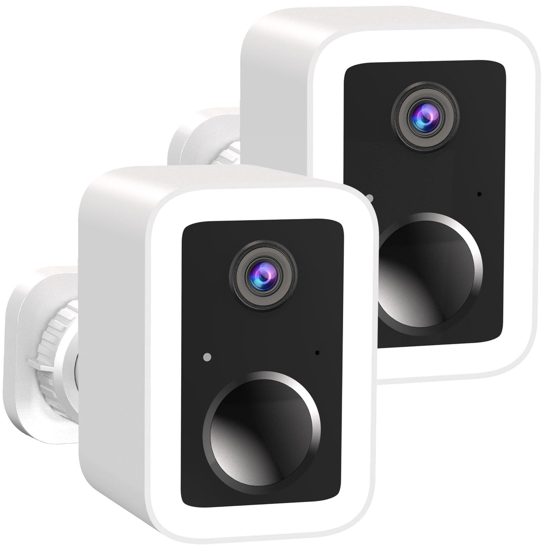 Funstorm 2K Überwachungskamera Aussen Akku - Dual-Band WLAN (2.4/5GHz) Videoüberwachung mit Flutlich