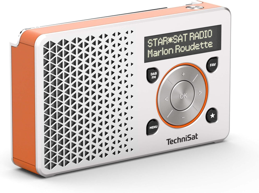 TechniSat DIGITRADIO 1 – tragbares DAB+ Radio mit Akku & Akku zu DIGITRADIO 1/2, TECHNIRADIO RDR, TE