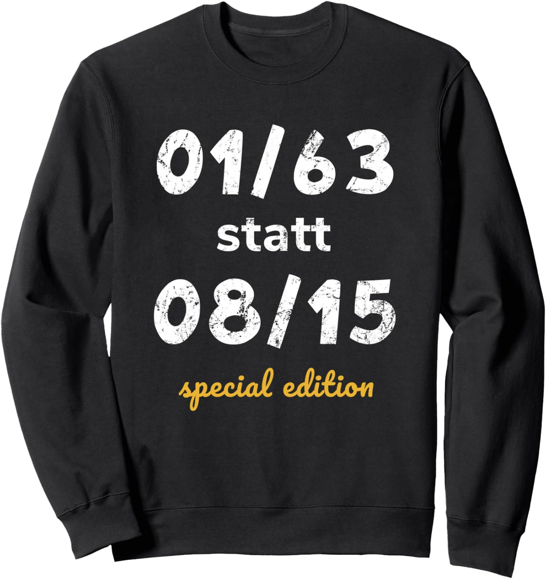 Geburtstag Januar 1963 Jahrgang 1963 61. Geburtstag Geschenk Sweatshirt