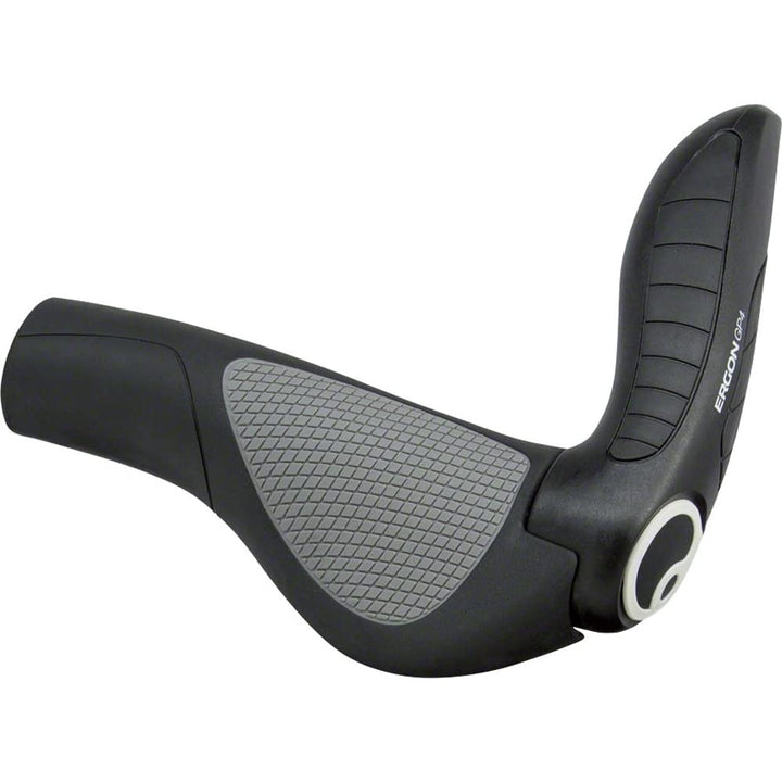 Ergon - GP4 Ergonomische Lock-on Fahrradgriffe mit Bar-End Unterstützung | Regulär kompatible | Für
