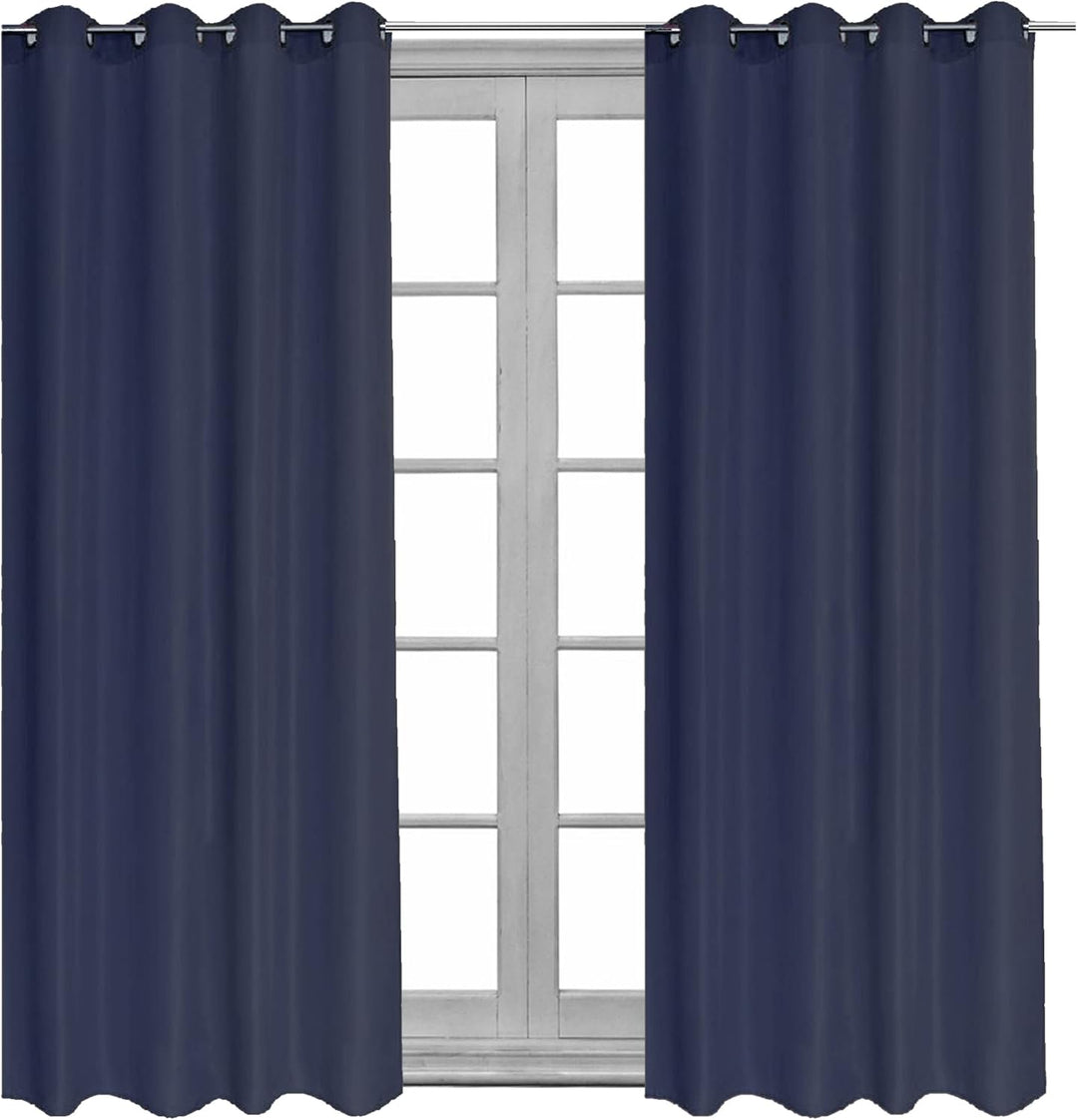 Cleanlevel EST 2016 Verdunklungsvorhang mit Ösen 140cm x 245cm Vorhang Blickdicht Thermo Gardine Wär