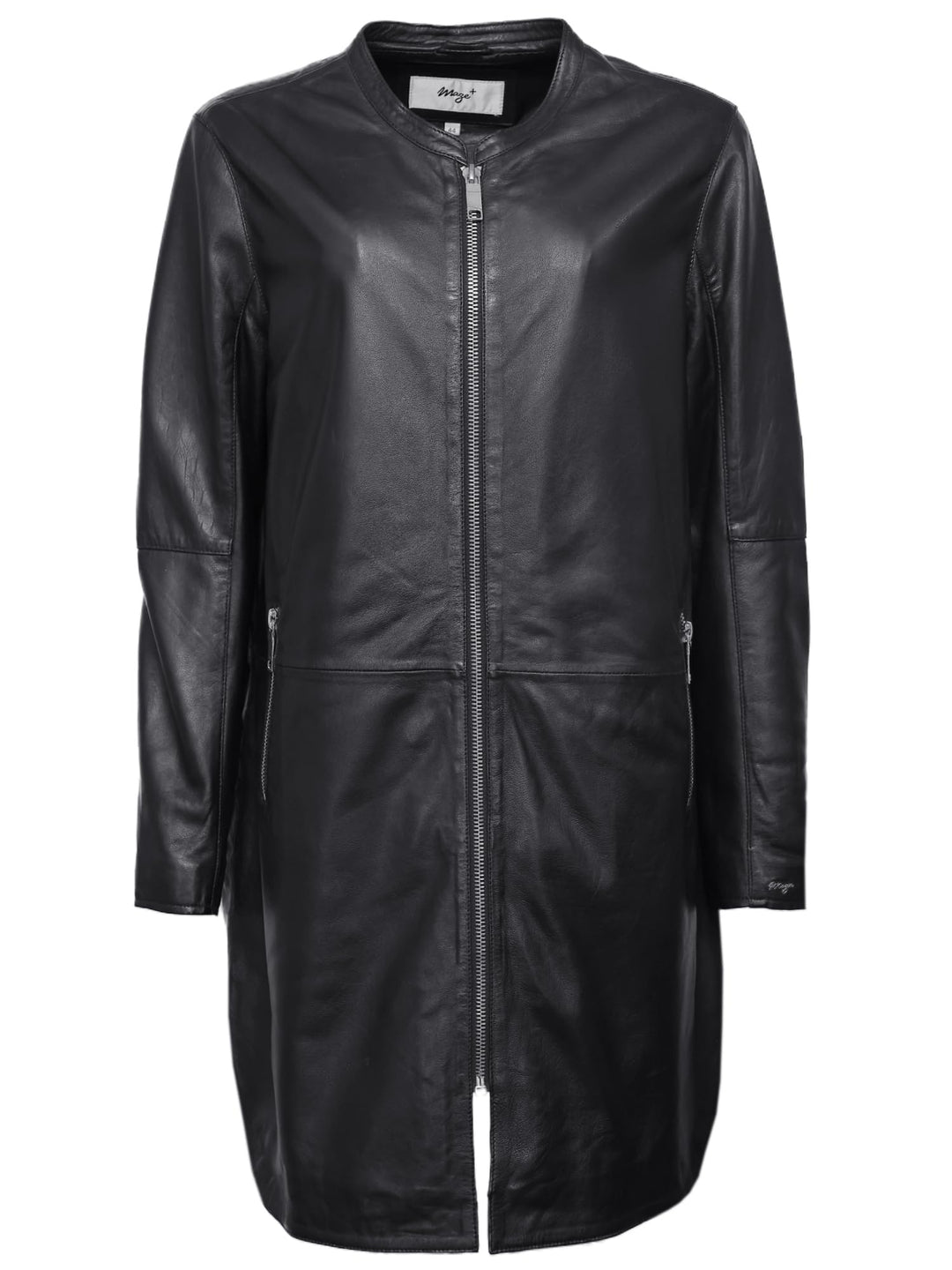 MAZE Damen Ledermantel 42023104 42 Schwarz, 42 Schwarz
