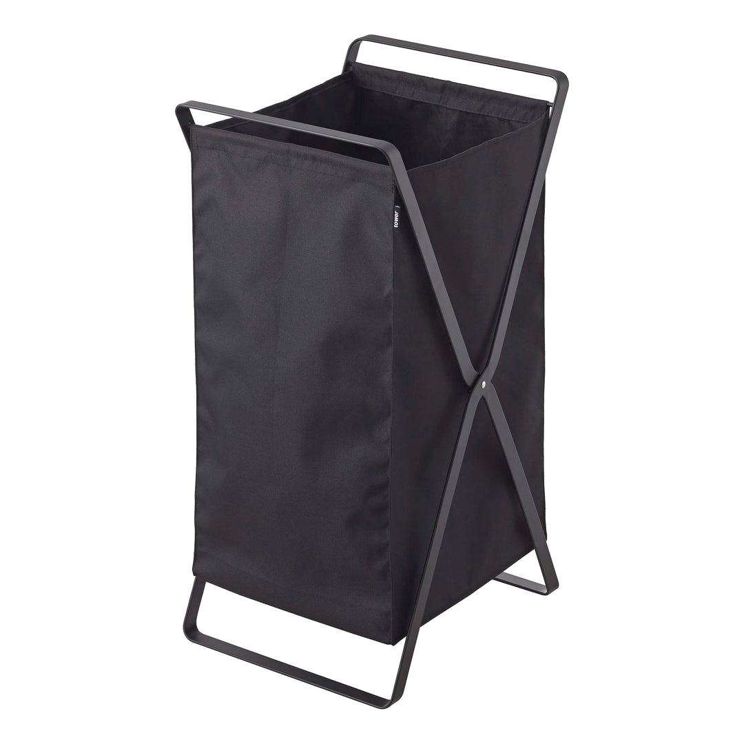 Laundry Basket - Tower - black Schwarz, Schwarz