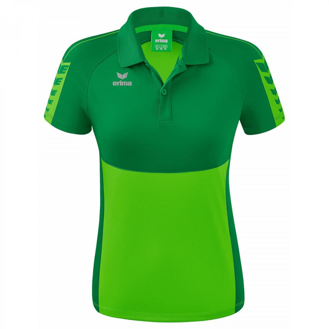 Erima Six Wings Poloshirt Damen Damen 38 Green/Smaragd, 38 Green/Smaragd