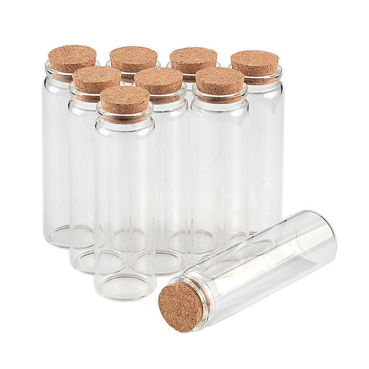 Jarvials 12pcs Aussendurchmesser 37mm vier verschiedene arten von klaren flaschen mit korken (12, 90