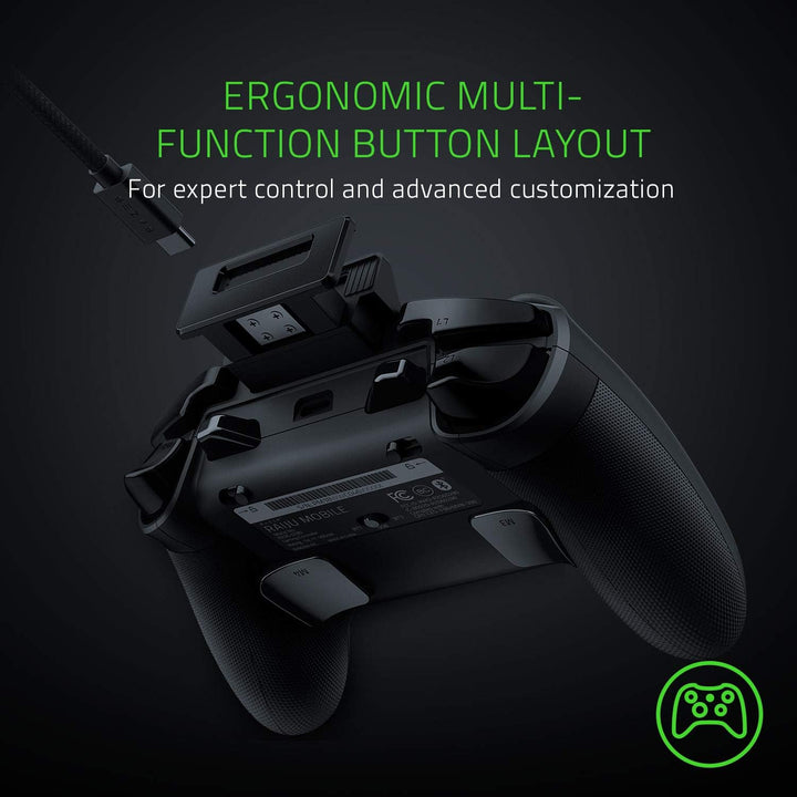 Razer Raiju Mobile - Mobiler Gaming-Controller für Android (Ergonomisches Layout mit Multifunktionst
